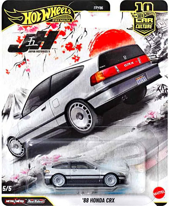 Imported Hot Wheels Premium Japan Historics 5 Assorted Vehicle Mini Car - 10 Pcs