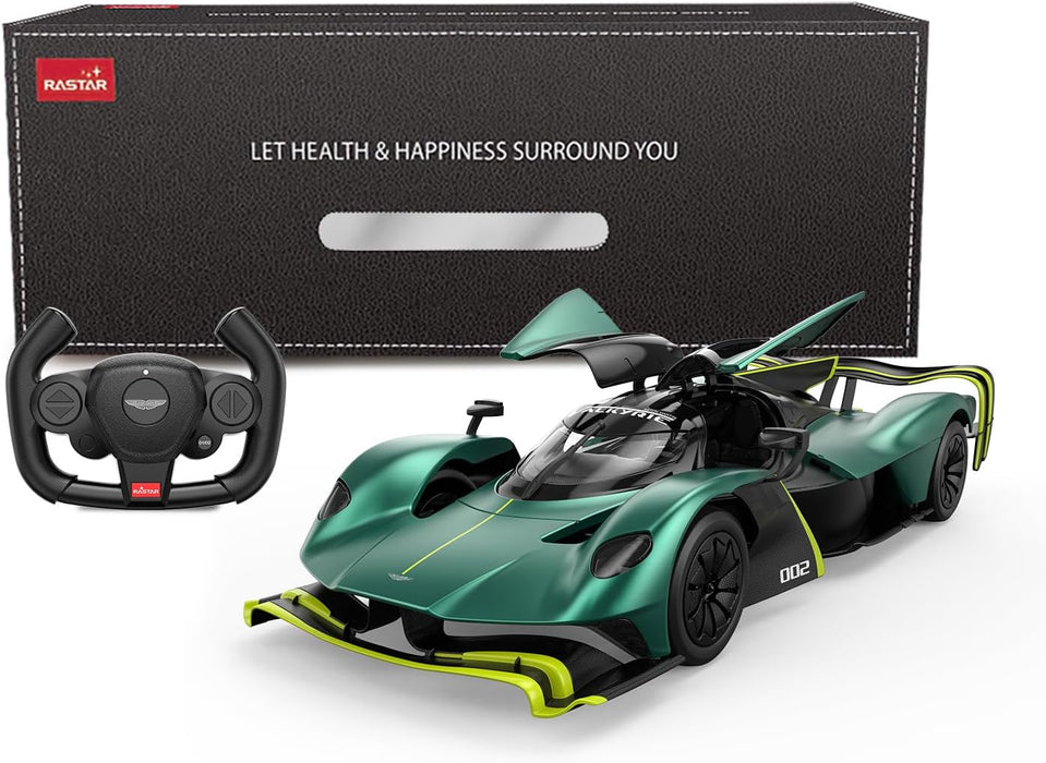 RASTAR 92106 VALKYRIE ASTON MARTIN  1/14SCALE NO:002 GREEN & BLACK