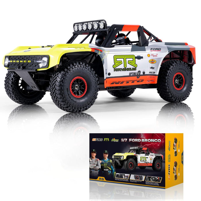 FMS Ford Bronco EB 1:7 Scale 4WD RTR RC Off-Road Crawler – Realistic Fun-Haver Edition