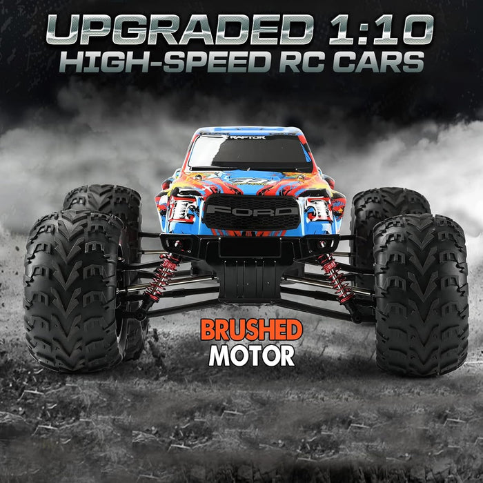 Official Ford F-150 Raptor 1:10 RC Truck - 4x4 High-Speed Off-Road Monster Car