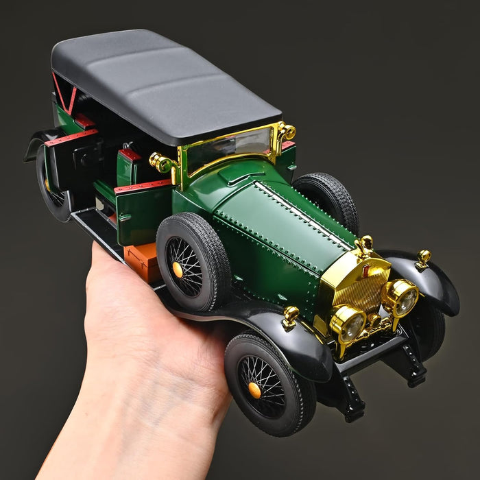 Rolls-Royce Phantom I 1:24 Scale Vintage Classic Car Model – Green & Gold Luxury Collectible