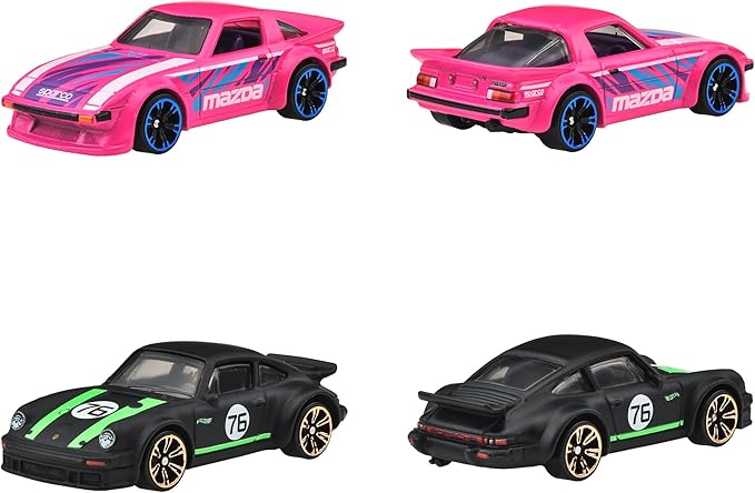 Imported Hot Wheels Neon Speeders 986E-HLH72 Assorted Vehicle Mini Car 10 pcs