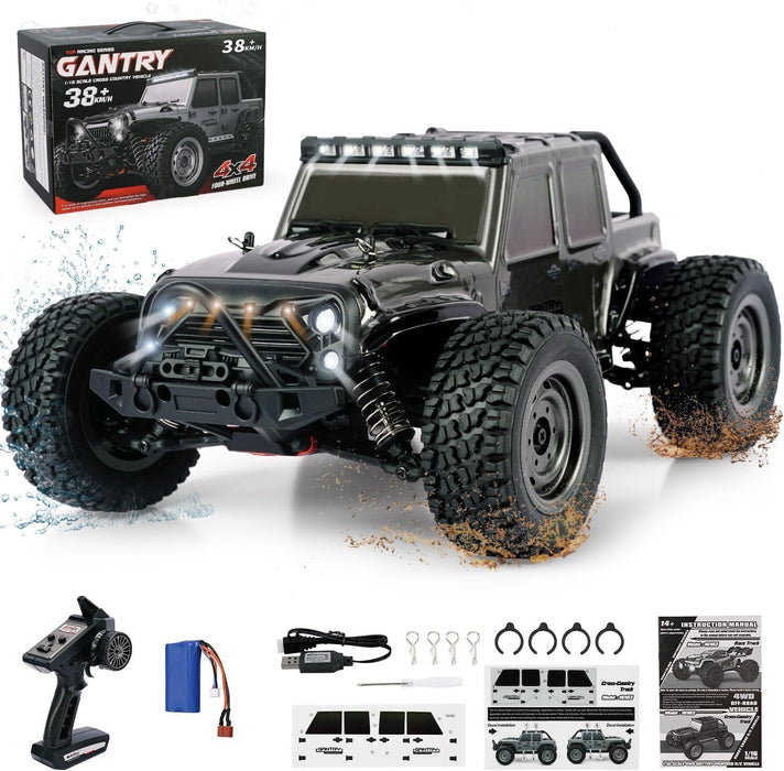 Gantry 1:16 High-Speed RC Cross-Country Truck - 4x4 Off-Road Racing Car