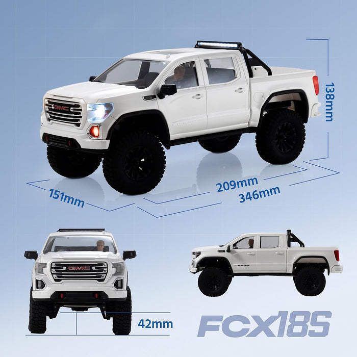 FMS GMC Sierra RTR 1:18 Scale 4WD Ready-to-Run RC Pickup Truck