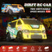 1:24 RC Drift Car - with LED Lights, JDM RC Cars Includes Drift Tire Kit USB Rechargeable Battery, Boys rc Cars Toys for Christmas Birthday