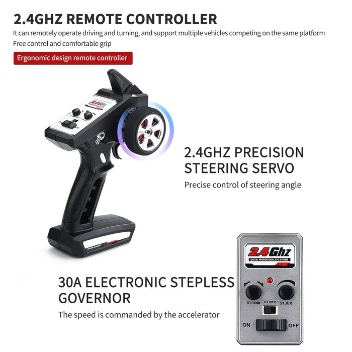 EXTREME  HIGH SPEED 4X4 RTR 1/16 ELECTRIC DRIFT CAR BLUE SUCHIYU SCY 16301