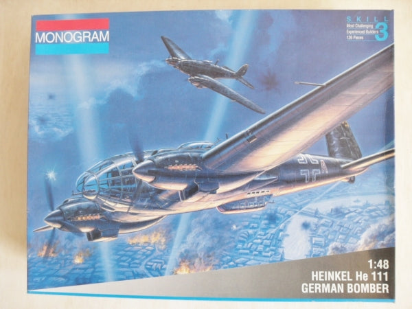 MONOGRAM HEINKEL HE111 GERMAN BOMBER MODEL KIT 5509