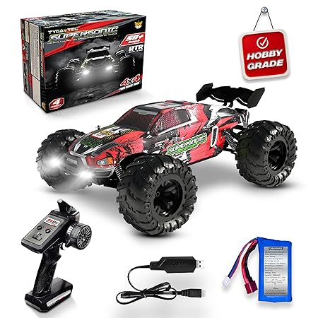 TYGATEC SUPERSONIC 1:16 4X4 ELECTRIC RC CAR (RED)