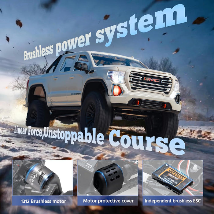 FMS GMC Sierra RTR 1:18 Scale 4WD Ready-to-Run RC Pickup Truck