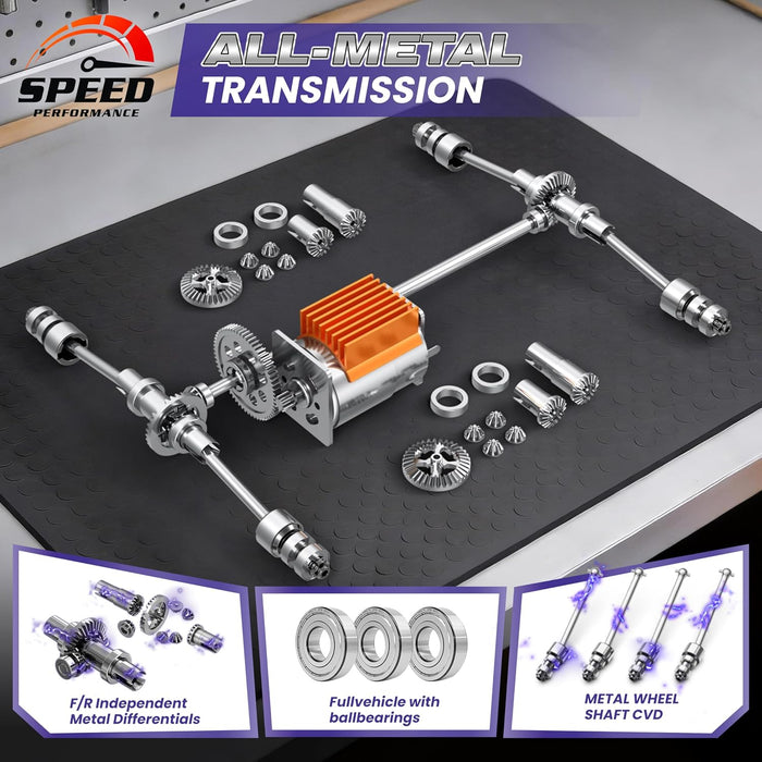 1:16 Scale 4WD High Speed RC Short-Course Truck with 2.4GHz Remote Control – 30+ KM/H