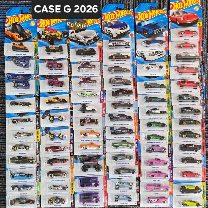 Hot Wheels Case G 2026 - Full Box (72 Cars) imported