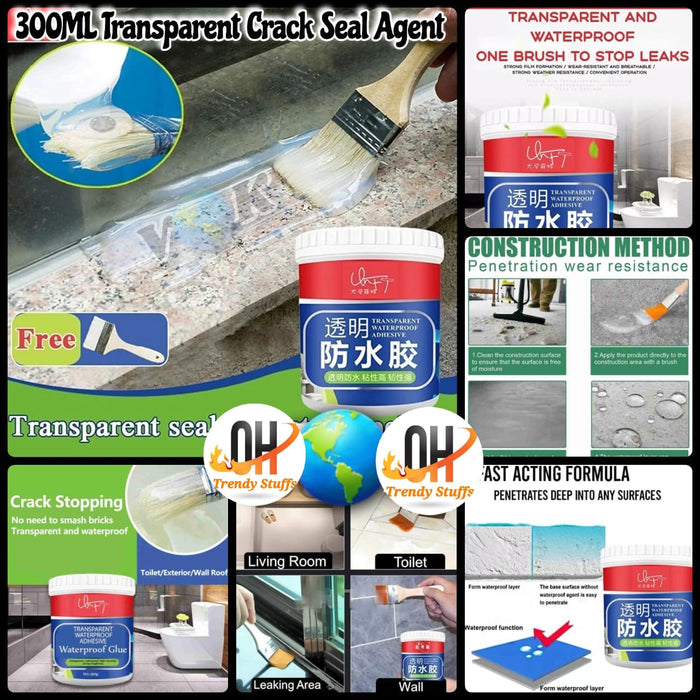 WATERPROOF GLUE TRANSPARENT ADHESIVE LEAKAGE PROOF