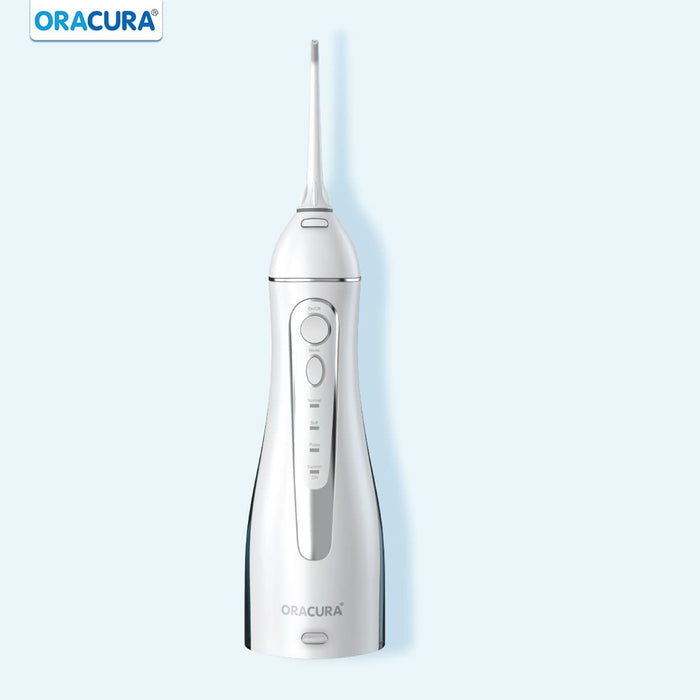 Smart Plus Water Flosser Oc200 With 5 Tips Portable Rechargeable With Upgraded And Elegant Design Black Colour