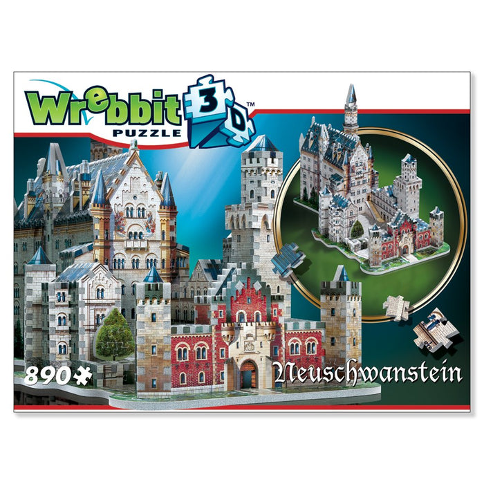 NEUSCHWANSTEIN CASTLE 3D PUZZLE 890 PC