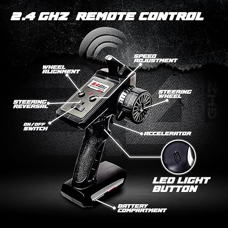 TYGATEC SUPERSONIC 1:16 4X4 ELECTRIC RC CAR (GREEN)