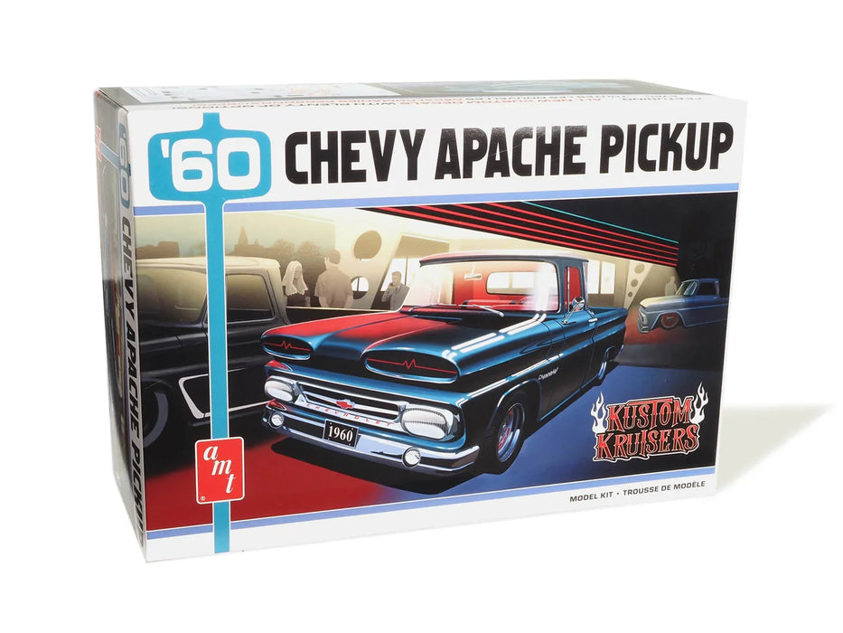 AMT 1960 CHEVY APACHE PICKUP STREET MACHINE 1/25 SCALE MODEL KIT AMT1444M