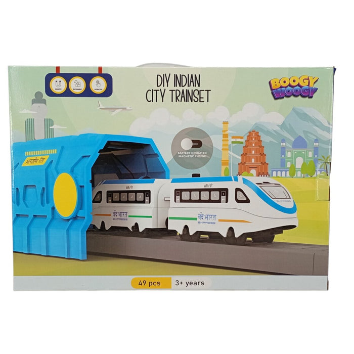 DIY INDIAN CITY TRAIN SET 49 PCS