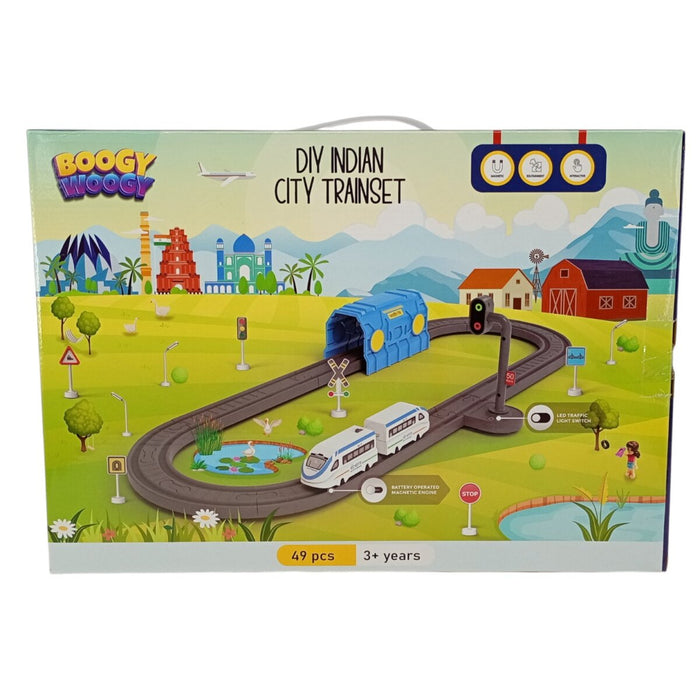 DIY INDIAN CITY TRAIN SET 49 PCS