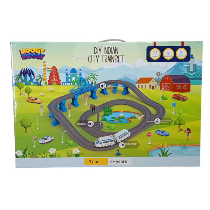 DIY INDIAN CITY TRAIN SET 77 PCS