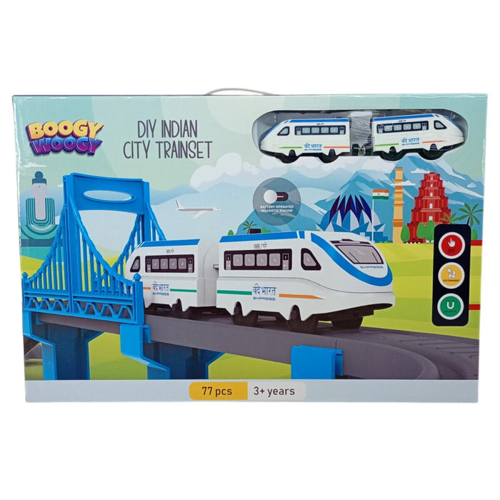 DIY INDIAN CITY TRAIN SET 77 PCS