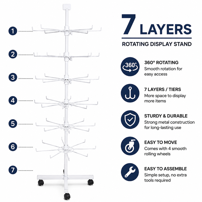 Multiple use stand 7 layers