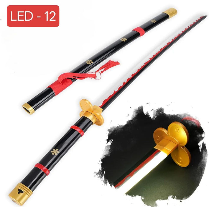 One Piece Roronoa Zoro Yama Enma Black LED Katana