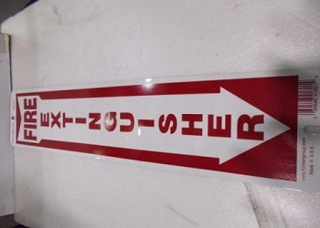 HILLMAN FIRE EXTINGUISHER SIGN