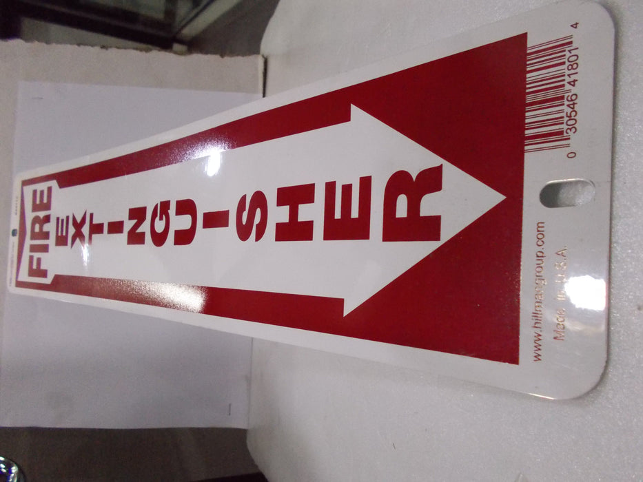HILLMAN FIRE EXTINGUISHER SIGN