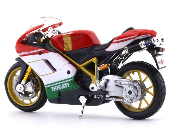 MAISTO DUCATI 1098-S 1/18 RED DIECAST  BIKE MODEL 20-07024