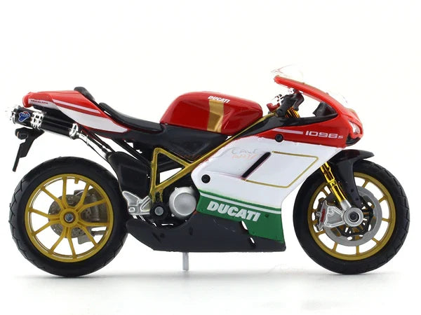 MAISTO DUCATI 1098-S 1/18 RED DIECAST  BIKE MODEL 20-07024