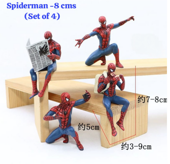 Spiderman set 5-9 cm