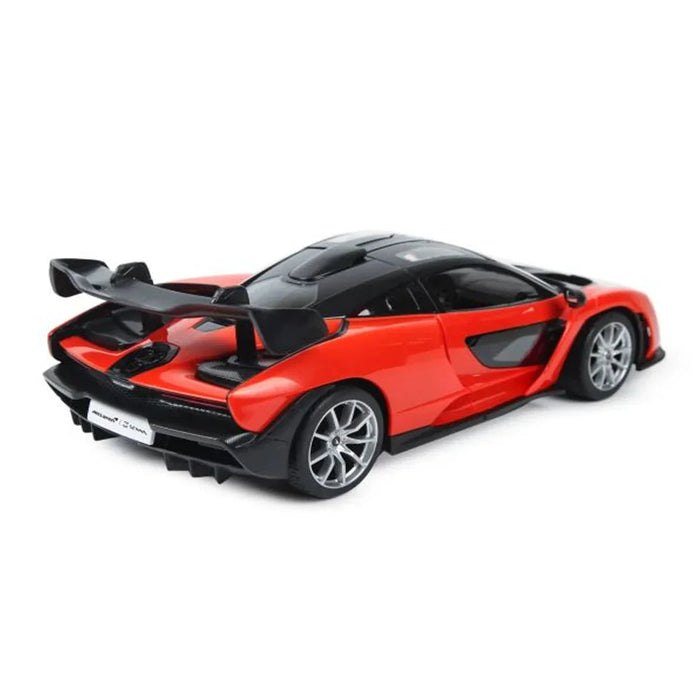 RASTAR MCLAREN SENNA 96600 RC CAR 1/14 SCALE (ORANGE & BLACK)