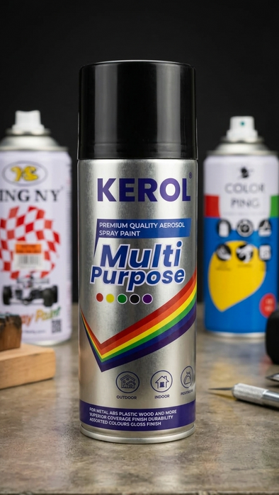 SPRAY PAINT 400ML BLACK