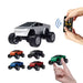 Mini Racer 1:64 Scale Die-Cast Metal Cybertruck Style RC Monster Truck — 2.4GHz Mini Off-Road Crawler with LED Lights & App Control