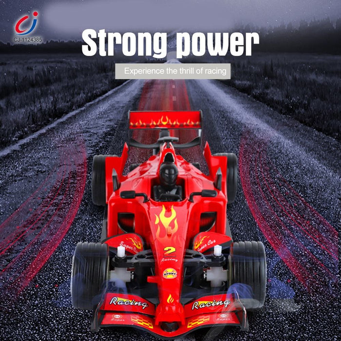 Mini Racer 1:64 Scale Die-Cast Metal F1 RC Racing Car — 3-Speed Adjustable Formula Car with LED Lights & App Control