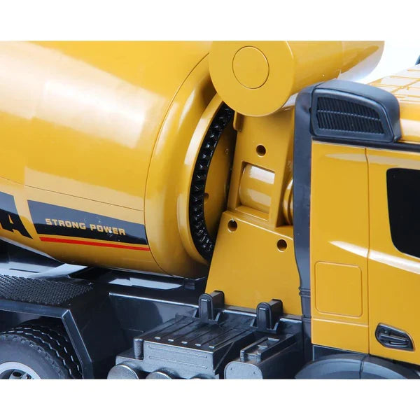Huina 1574 1:14 Scale RC Concrete Mixer Truck – Professional Remote Control Construction Vehicle