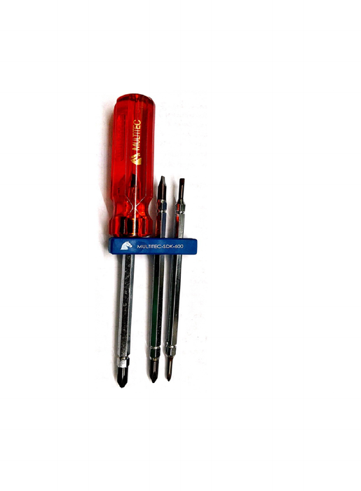 MULTITEC 6 IN 1 MULTI BIT REVERSIBLE SCREWDRIVER SET