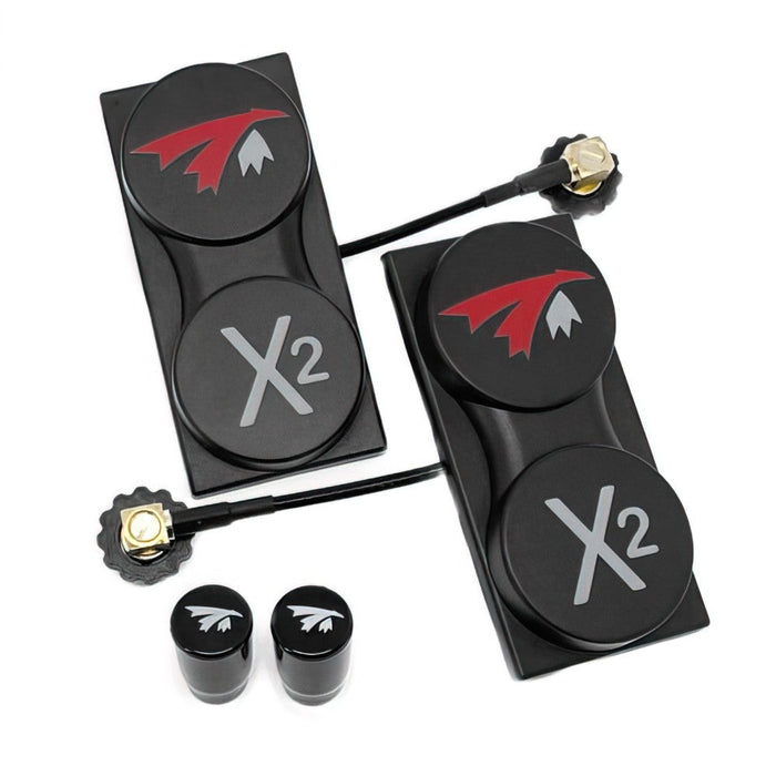 Truerc X²-AIR 5.8Ghz MK II Antenna Combo Kit For DJI Goggles W/ Singularity Stubby Antennas – LHCP