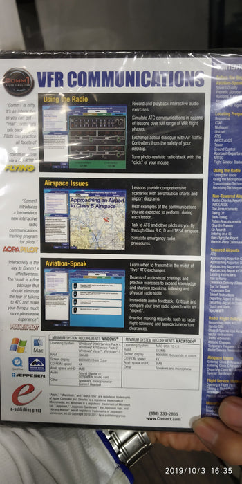 COMMUNICATION VFR TRAINING CD