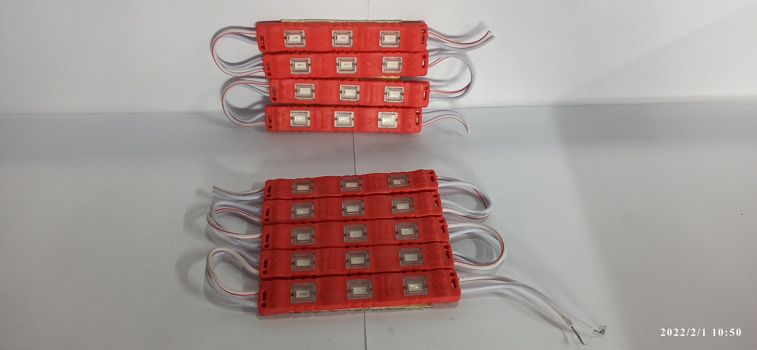 3 LED Strips 12V Waterproof 9 Module Display Lights Electronic Hobby Kit