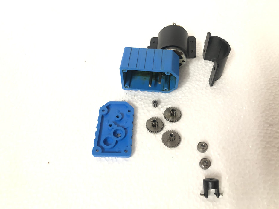RC Truck Gearbox - Constant mesh, 1000 RPM output shaft. Gear ration 2.9