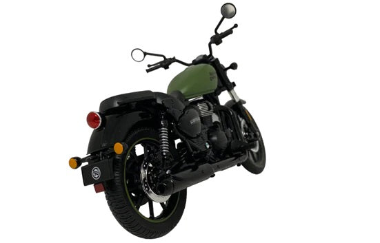 Maisto Royal Enfield Meteor S M Matt Green colour Diecast 1/12