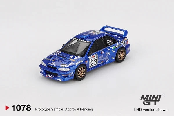 Imported Mini GT #1078 Subaru Impreza WRC99 Acropolis Rally Die-Cast Car