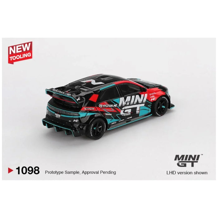 Imported Mini GT #1098 Hyundai Ioniq 5 N RS-01T Tokyo Auto Salon Die-Cast Car