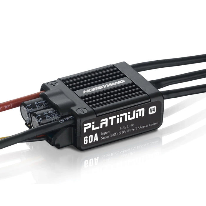 HOBBY WING BRUSHLESS ESC 60A PLATINUM V4