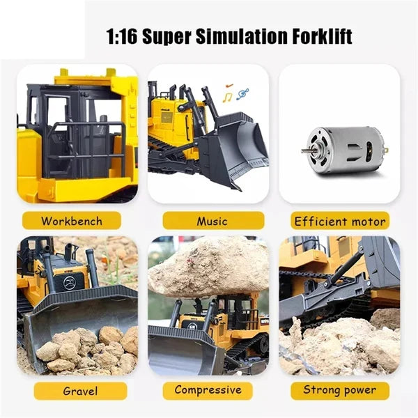 Huina 1554 RC Bulldozer (2026 Model)