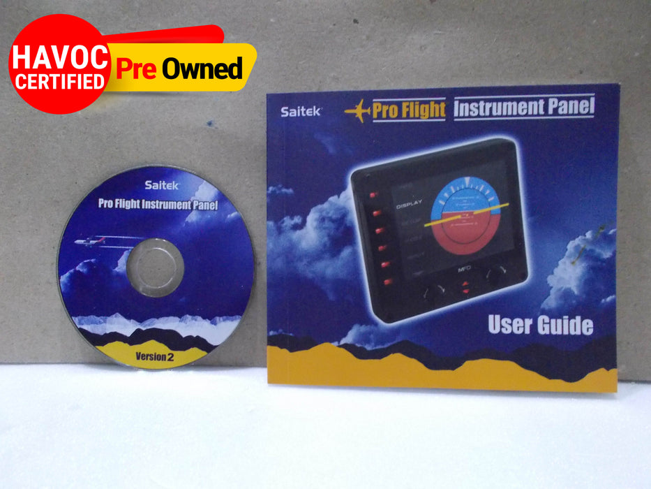 SAITEK PROFLIGHT INSTRUMENT PANEL VERSION 2 DVD(QUALITY PRE OWNED)