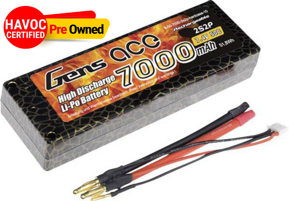 Gens Lipo 7.4V 7000Mah 50C Battery Hard Case(Quality Pre Owned)
