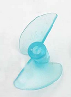 BOAT PROPELLER 27X40 2 BLADE PC TRANSPARENT