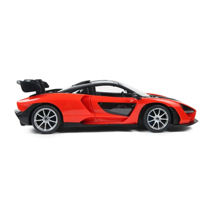 RASTAR MCLAREN SENNA 96600 RC CAR 1/14 SCALE (ORANGE & BLACK)